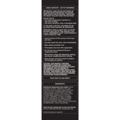Hair Dye Gloss in Smokey Topaz for Medium Blonde Hair - 4 fl oz