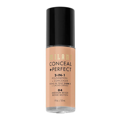 Conceal + Perfect 2-in-1 Foundation + Concealer - 1 fl oz 04 Medium Beige