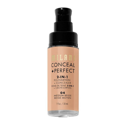 Conceal + Perfect 2-in-1 Foundation + Concealer - 1 fl oz 04 Medium Beige