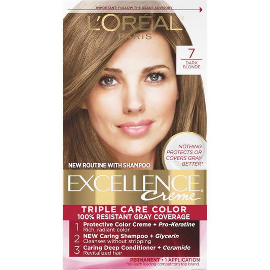 Excellence Triple Protection Permanent Hair Color - 6.3 fl oz Family Blondes