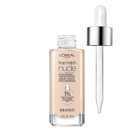 True Match Hyaluronic Tinted Serum Makeup Skincare Hybrid - 1 fl oz 0.5-2 Very Light