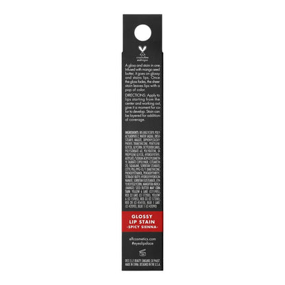 Glossy Lip Stain - 0.1 fl oz Spicy Sienna