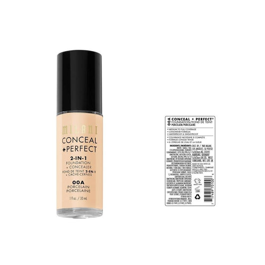 Conceal + Perfect 2-in-1 Foundation + Concealer - 1 fl oz 00A Porcelain