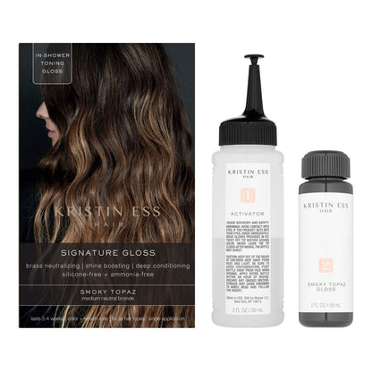 Hair Dye Gloss in Smokey Topaz for Medium Blonde Hair - 4 fl oz