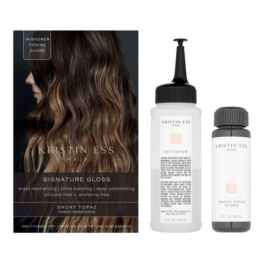Hair Dye Gloss in Smokey Topaz for Medium Blonde Hair - 4 fl oz