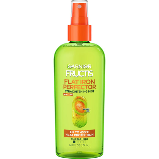 Fructis Flat Iron Perfector Straightening Mist Hair Sprays Argan Oil All Hair Types 6 fl oz